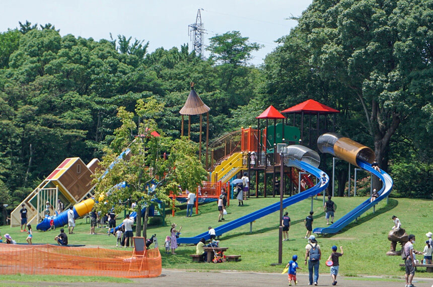 平塚総合公園の子ども用遊具