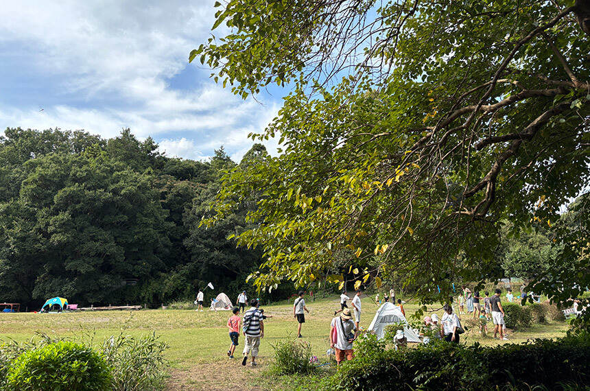 少年の森の広場