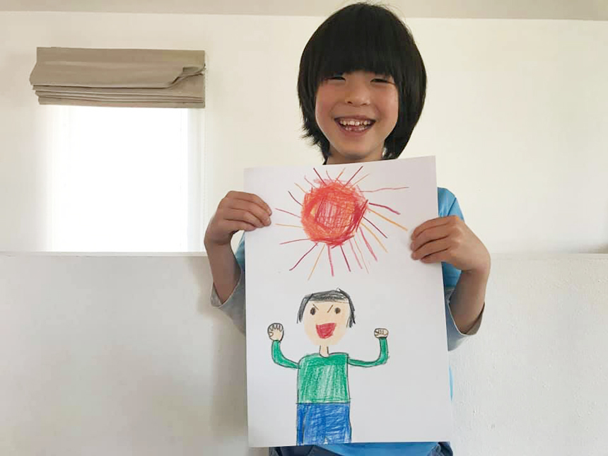 「おひさまのわプロジェクト」の子どもが描いた絵