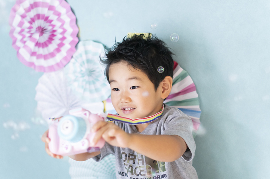 写真館「ディアスタジオ」の子ども撮影写真