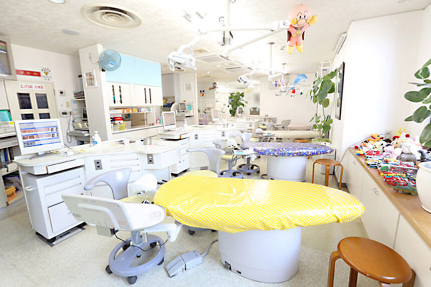 茅ヶ崎の小児歯科「マリン小児歯科クリニック」の診察室