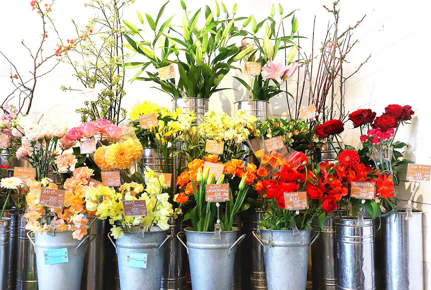 藤沢のお花屋さん「FLORAL WIND'S（フローラルウインズ）」の切り花