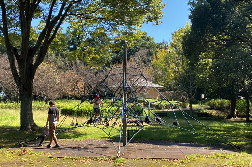 大庭城址公園の遊具