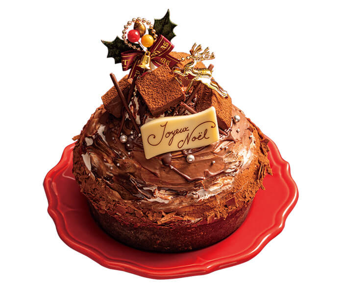 ラ・メゾン アンソレイユターブル パティスリーのクリスマスケーキ「タルト・ショコラ」