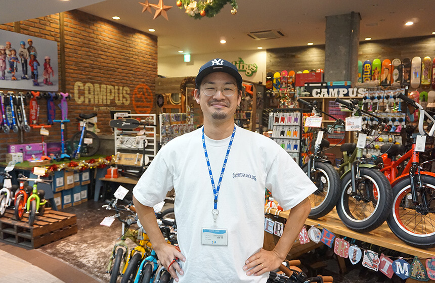 藤沢・辻堂の自転車屋「フィーリングス」の店長