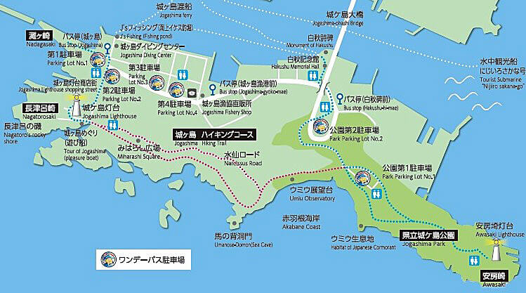 城ヶ島の地図