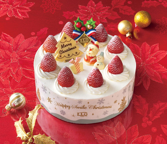 クリスマス苺のショートケーキ