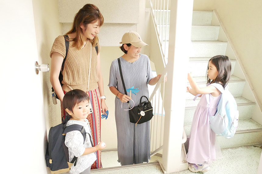 プレイハウスインハヤマ英語教室に通う子どもとママ