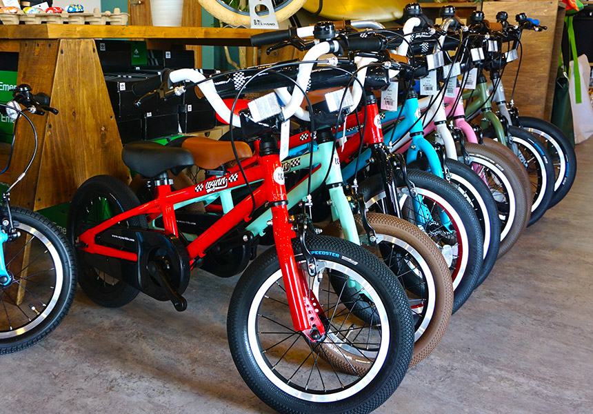 カラー豊富な子ども自転車