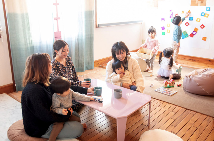 ママ友集まりやイベントで利用する親子