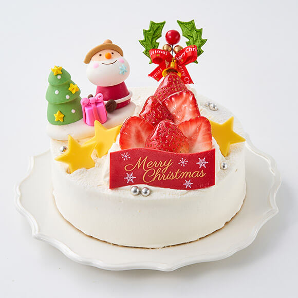 あまおうのクリスマスケーキ