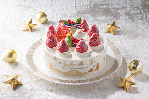 クリスマス苺のショートケーキ