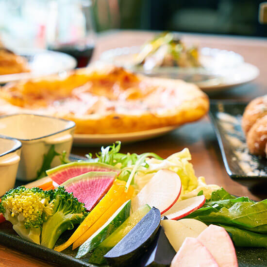 女子会プランのお料理