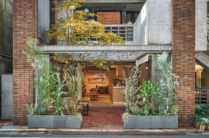藤沢駅南口カフェ・マタリの店舗外観