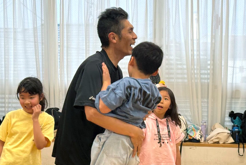 運動教室を主宰する久原さん