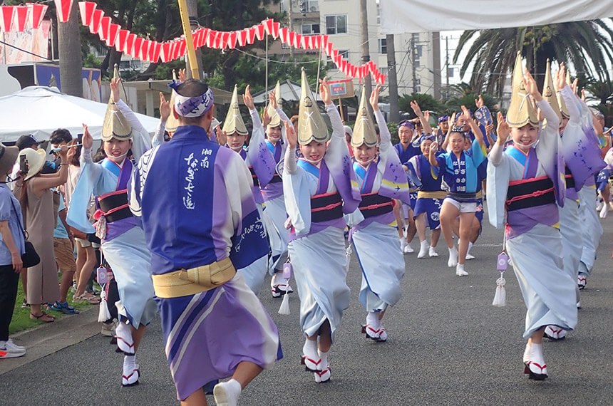 辻の盆の阿波踊り