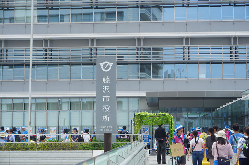 ブルーサンタごみ拾いのプレイベント藤沢