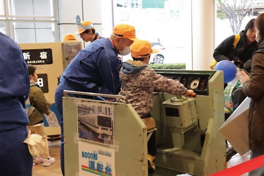 鉄道お仕事体験ブース