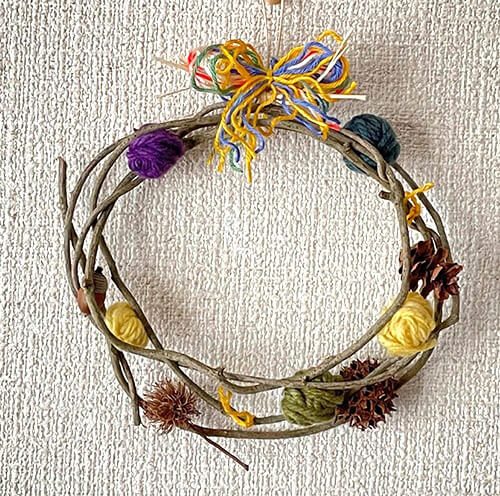 冬のリース作りワークショップ