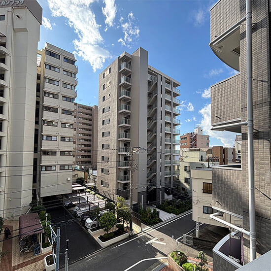 メディウス藤沢のベランダ眺望