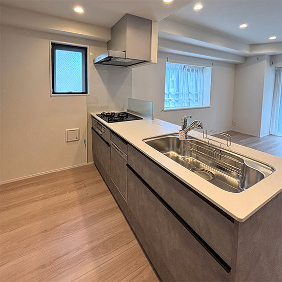 メディウス藤沢のオープンキッチン