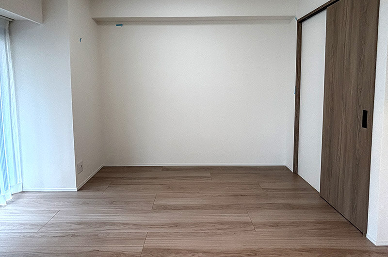 メディウス藤沢のクローゼット付き洋室