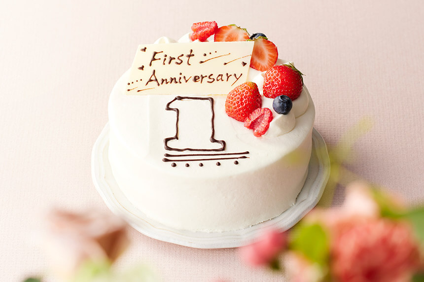 西鎌倉レシューの1歳アニバーサリーケーキ
